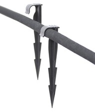 Porous Pipe Ground stakes HOLDDOWN Irrigation Soaker Leaky  Hose  Garden Water