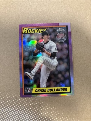 2025 Topps Chrome Update - 1990 Topps Baseball Chase Dollander #90CU-16 (RC)