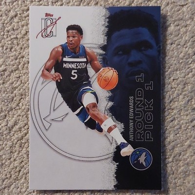 Topps 2026 Signature Class Rookie Pick Anthony Edwards Rookie #68 Timberwolves