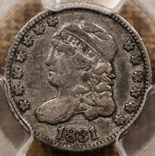 1831 Capped Bust Half Dime — photo from another recent sale