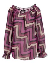 Aniston Graphic Print Carmen Blouse size 14  rrp £29