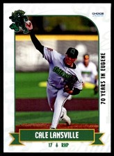 2025 Cale Lansville MiLB Minor League Rookie Card Eugene Emeralds