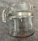 Vintage Pyrex 7756-B Glass Percolator 6 Cup Coffee Pot Complete
