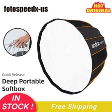 US Godox QR-P70 70cm Bowens Parabolic Softbox Quickly Release For Studio Flash