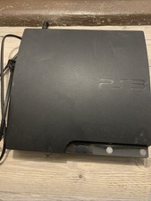 Sony Playstation 3 PS3 Slim Console Only System Black Model CECH-2001A