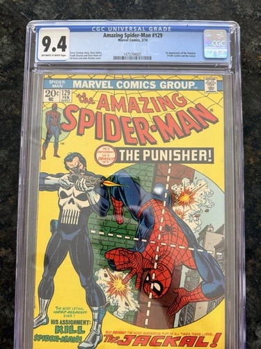 Marvel Comics The Amazing Spider-Man #129 CGC 9.4 1974 First Punisher Appearance