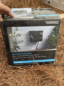 Portfolio 600-Watt 12-Volt Multi-Tap Landscape Lighting Transformer #0090952