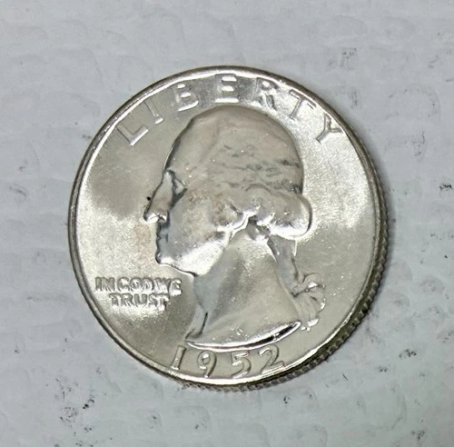 1952 Silver Washington Quarter, Brilliant Uncirculated