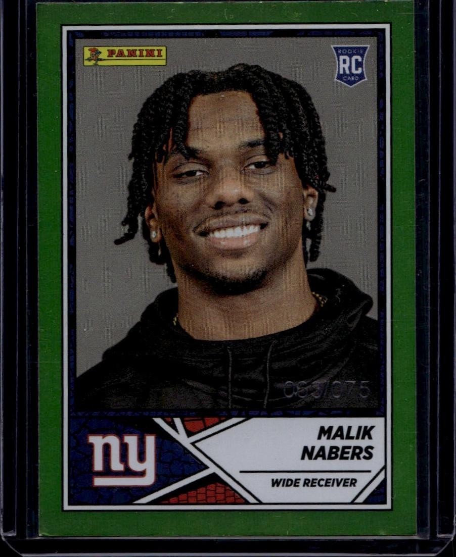 2024 Panini Impeccable #75 Malik Nabers #/75