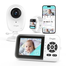 Smart Video Baby Monitor with Camera and Audio,Dual Mode,WiFi On/Off Switch,2...