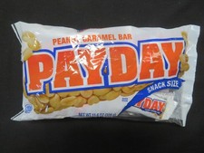 Payday Peanut Caramel Snack Size Candy Bars 11.6 Oz