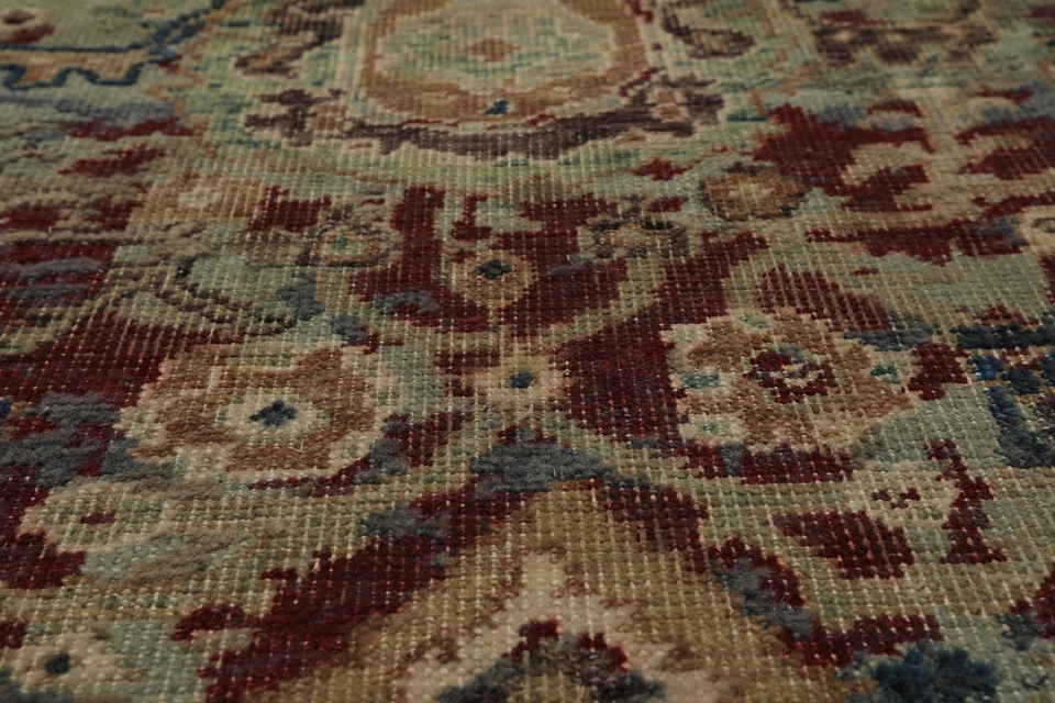 LoomBloom 2'11''x4'9'' Hand Knotted Wool Maroon Oushak Transitional Rug - Image 3 of 4