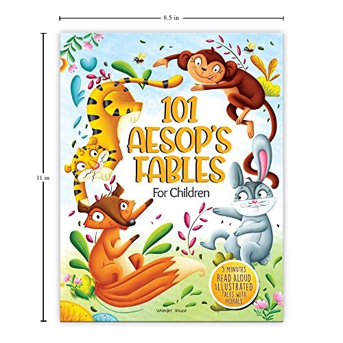 101 Aesop's Fables For Children - 5 Minutes Read by Wonder Books (HB 2022) - Image 6