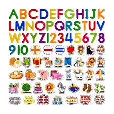 75Pcs Felt Board Story Pieces Set for Boys Girls DIY Crafts Alphabet Numbers