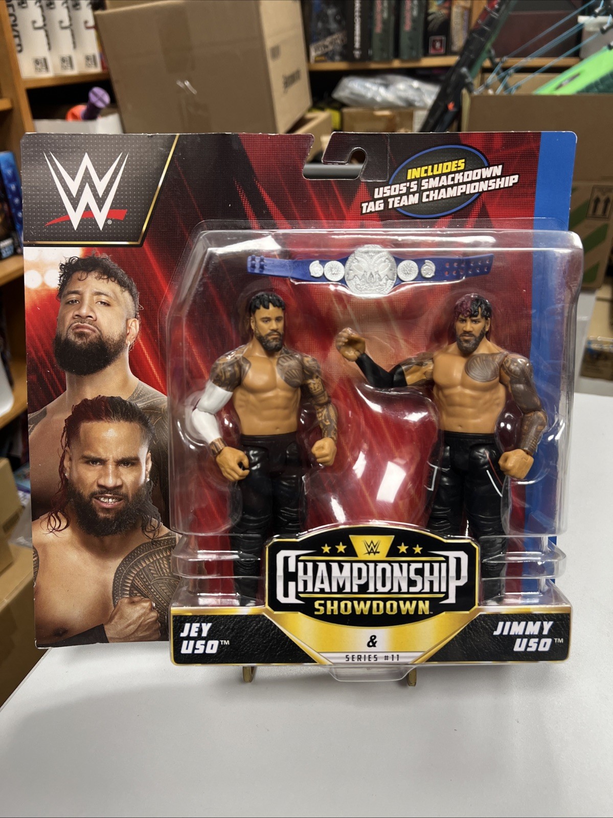 WWE Mattel Championship Showdown Series #11 The Usos&hellip;Jey U