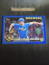 2024 Topps Update Series - Hoby Milner #US87 Blue Holo Foilboard 198/999
