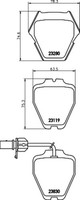 Hella Pagid Bremsbelagsatz Scheibenbremse 8DB 355 009-031 FüR A6 VW Audi Passat