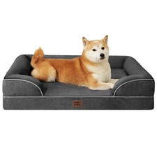 Orthopedic Memory Foam Dog Bed for Large Dogs, Waterproof NonSlip Washable