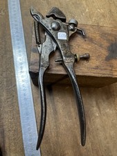 pince à avoyer outils anciens old tools Réf  n°26/1316