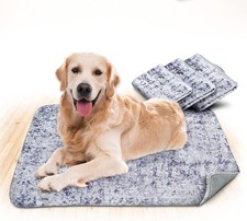 2-Pack 24 x 36 Washable Dog Pee Pads, Reusable Waterproof Pet Mat, Whelping