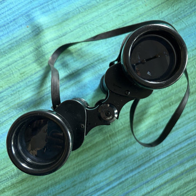 Revue Fernglas 8x40 Porro-Prisma beschichtet Dioptrienausgleich Schwarz