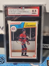 83-84 O-Pee-Chee Guy Carbonneau Rookie KSA 8.5 💥💥💥 Montreal Canadiens 