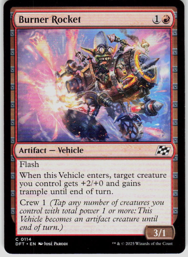 Burner Rocket 114 Aetherdrift Magic the Gathering