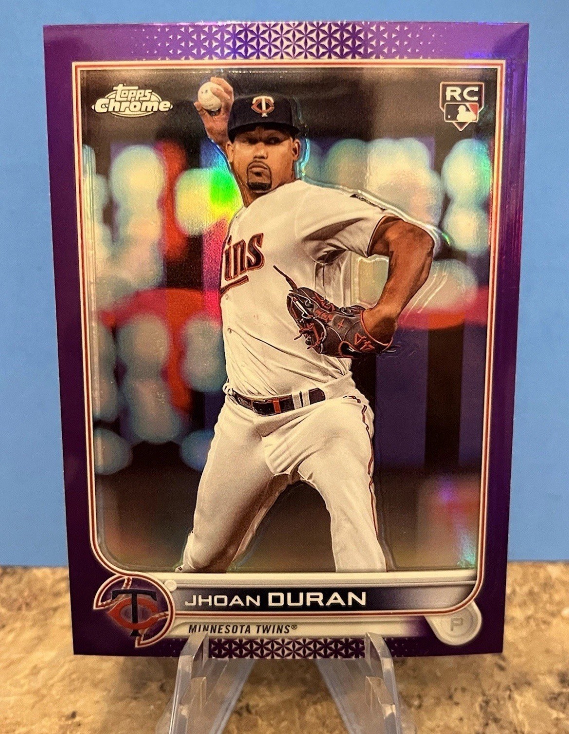 2022 Topps Chrome Update Series - Jhoan Duran #USC34 Purple Refractor (RC)