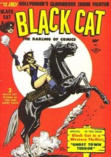 Cover of Black Cat Comics #12