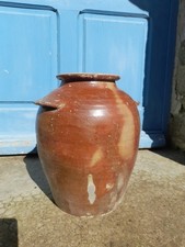 Jarre Pot  Grès Puisaye Berry Hauteur : 34cm