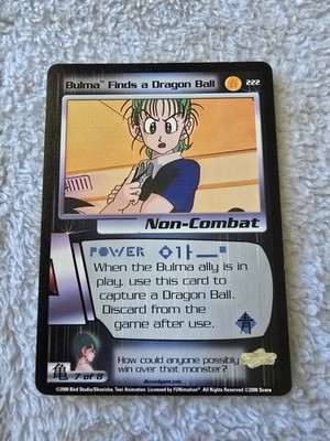 DBZ Dragon Ball Z Bulma Finds A Dragon Ball 222 CCG Unlimited Saiyan Saga MP