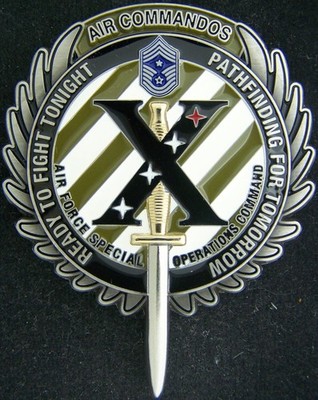 Air Force Special Operations Command AFSOC SEA Challenge Coin