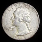 90% Silver 1962 Washington Quarter  - F25Z