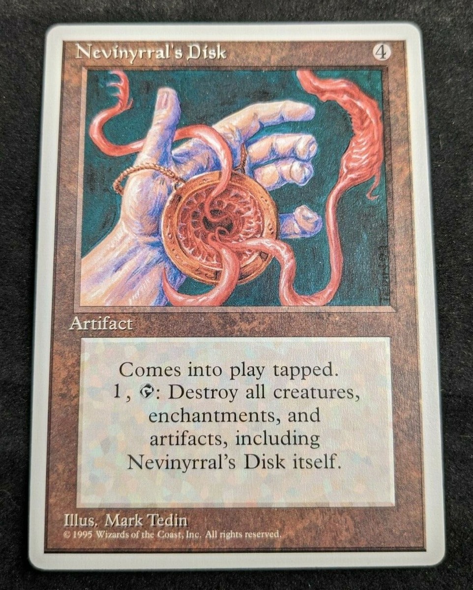 MTG Magic The Gathering Nevinyrral's Disk Alternate 4th