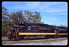 (W) ORIG TRAIN SLIDE-SOUTH BRANCH VALLEY (SBVR)  181  ROSTER