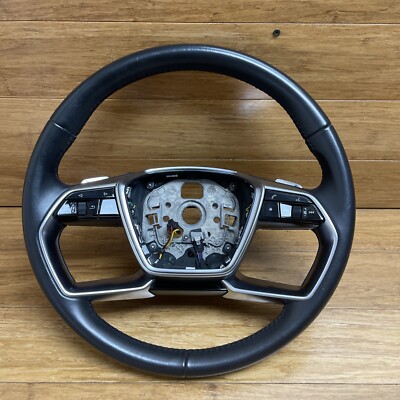 2019-2025 Audi A8 D5 Steering Wheel Leather Heated Control 4N0419091 OEM