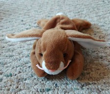 Exc. Cond. TY Beanie Babies Ears the Bunny Rabbit w/ E.C. tags