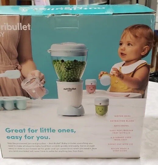 Nutribullet Baby Complete Baby Food-Making System 898078001261| eBay