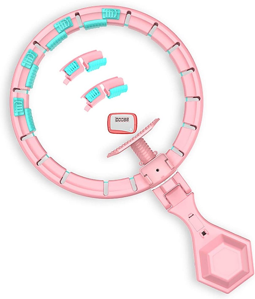 Smart Auto Spinning Sport Hula Hoop Fitness Waist Trainer Exerciser Fat