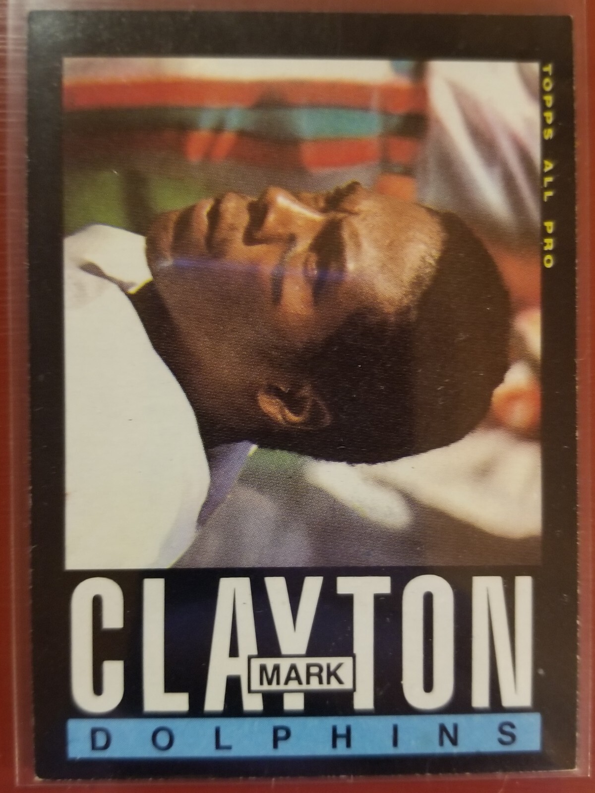 1985 Topps Football - Mark Clayton #308 (RC) EX-NM