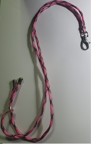 1 Collier a1 Corde 4mm 1 M, Attache Plastique Transparent Port Cellulaire - Photo 3 sur 4