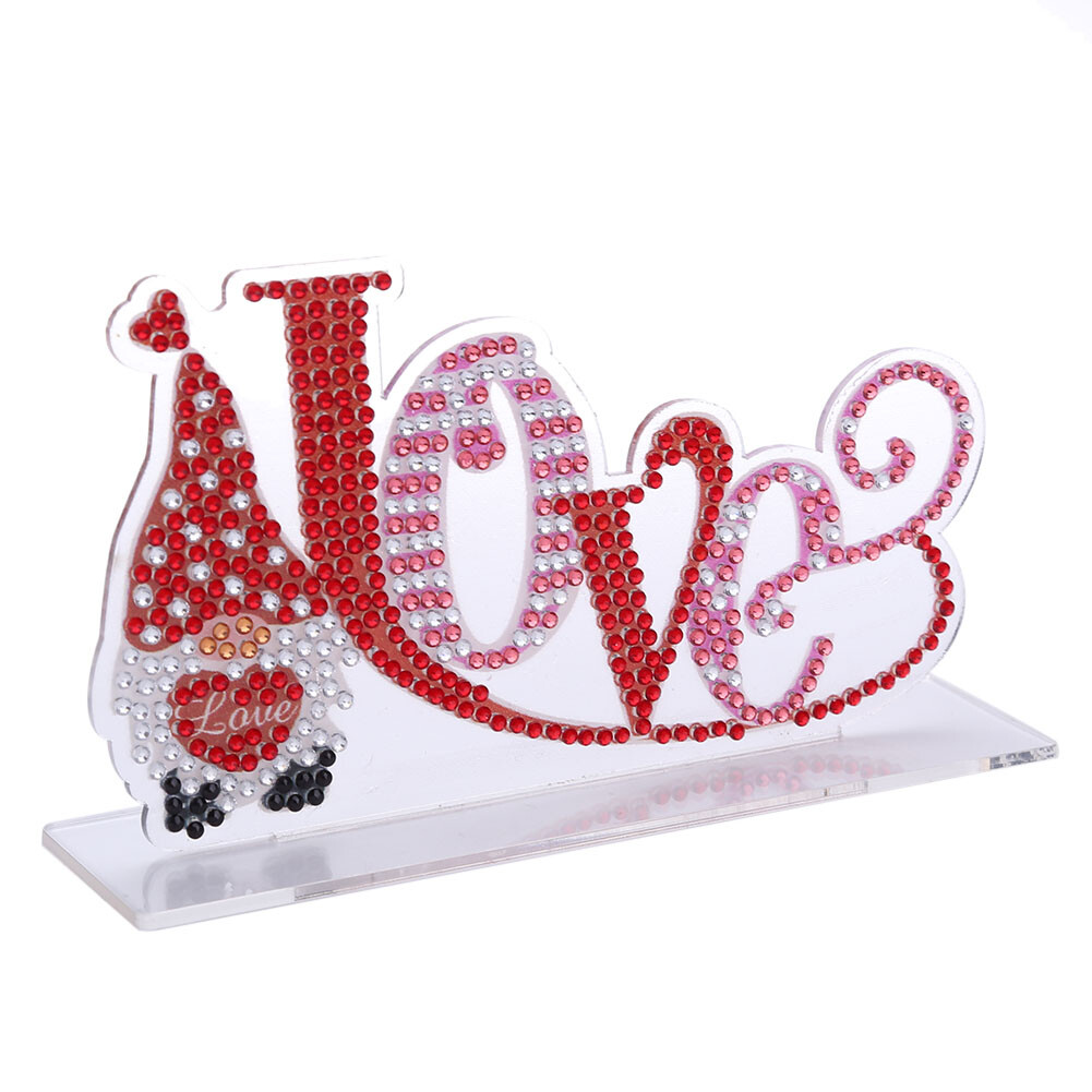 DIY Crystal Diamond Painting Valentines Day Desk Ornaments Kit (CB011