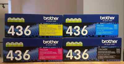 Brother TN436 Super High Yield Set Toner Cartridge (Black,Cyan,Magenta,Yellow)
