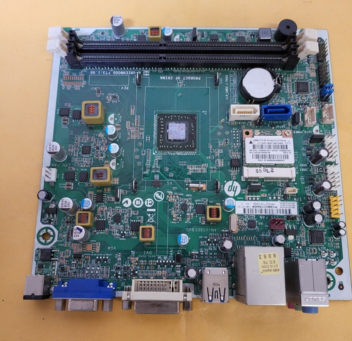 ✔️HP 812557-001 Pavilion Slimline 400 E1-2500 Desktop