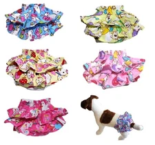 Dog Puppy Pet Diaper Pants Skirt Female Girl Ruche for SMALL Breeds