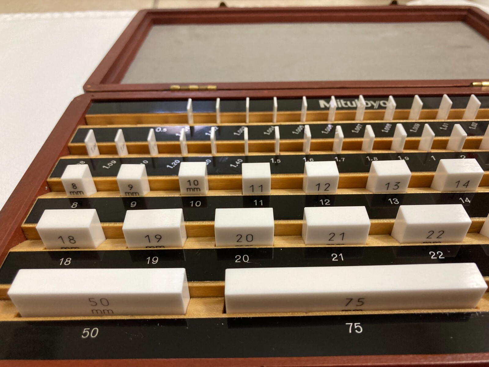 Mitutoyo BM3562 Cera Block Metric Ceramic Gage Block Set eBay