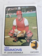 MLB Hall of Famer Ted Simmons (St. Louis Cardinals) Topps Card (1972 Season)