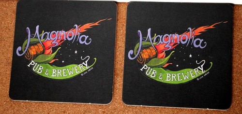2 MONTAÑAS RUSAS DE CERVEZA* MAGNOLIA PUB Y CERVECERÍA * Haight Street San Francisco California - Imagen 2 de 3