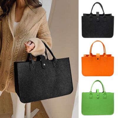 Large Capacity Messenger Bag Felt Crossbody Handbag Portable Mummy Bag  Women UK