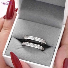 Stackable Sterling Silver Ring Wrap Ring Enhancer for Engagement Wedding Rings